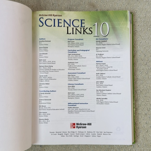 Science Links Grade 10 Text - Picture 2 of 7